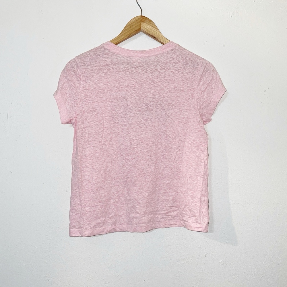 Victorias Secret “angel vs” light pink space dye glitter short sleeve t-shirt - Picture 7 of 8